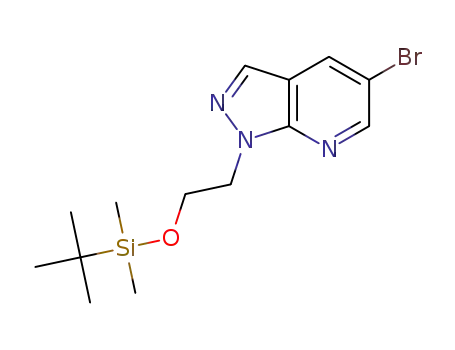 5-bromo-1-(2-((tert-butyldimethylsilyl)oxy)ethyl)-1H-pyrazolo[3,4-b]pyridine
