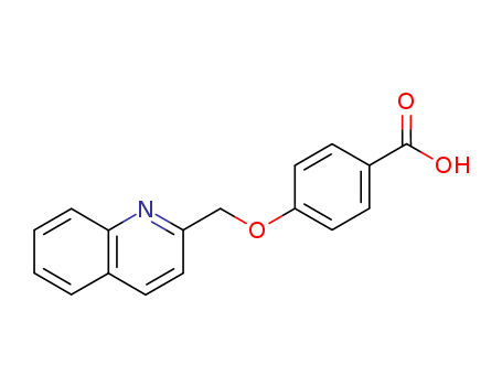 p-(2-Quinolinylmethoxy)benzoic acid