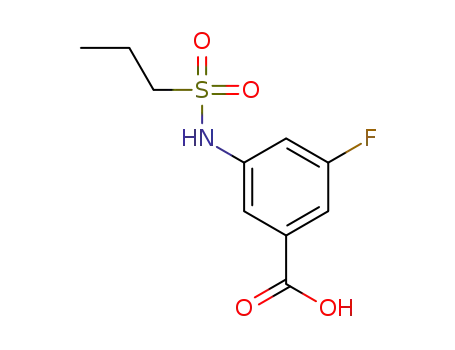 3-fluoro-5-(propylsulfonamido)benzoic acid