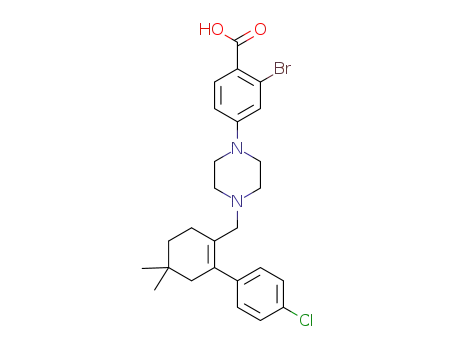 2-bromo-4-(4-((2-(4-chlorophenyl)-4,4-dimethylcyclohex-1-enyl)methyl)piperazin-1-yl)benzoic acid