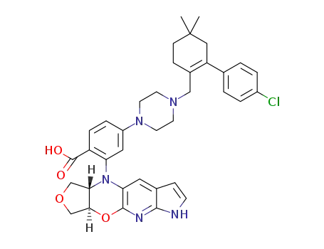 4-(4-[[2-(4-chlorophenyl)-4,4-dimethylcyclohex-1-en-1-yl]methyl]piperazin-1-yl)-2-[(11S,15R)-13,16-dioxa-2,4,10-triazatetracyclo[7.7.0.0^[3,7].0^[11,15]]hexadeca-1(9),2,5,7-tetraen-10-yl]benzoic acid