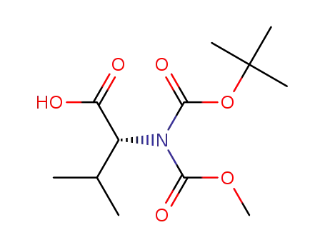 (R)-2-[tert-butoxycarbonyl(methoxyformyl)amino]-3-methylbutanoic acid
