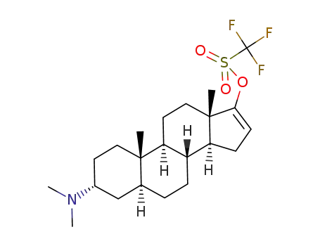 (3R,5S,8R,9S,10S,13S,14S)-3-(dimethylamino)-10,13-dimethyl-2,3,4,5,6,7,8,9,10,11,12,13,14,15-tetradecahydro-1H-cyclopenta[a]phenanthren-17-yl trifluoromethanesulfonate