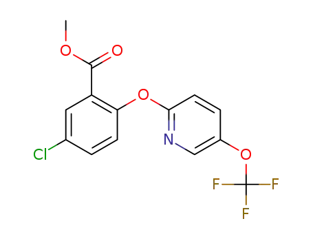 methyl 5-chloro-2-[[5-(trifluoromethoxy)-2-pyridyl]oxy]benzoate