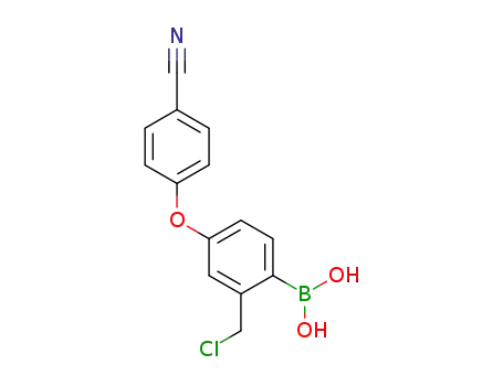 4-(4-cyanophenoxy)-2-chloromethylbenzeneboronic acid