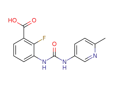 2-fluoro-3-(3-(6-methylpyridin-3-yl)ureido)benzoic acid