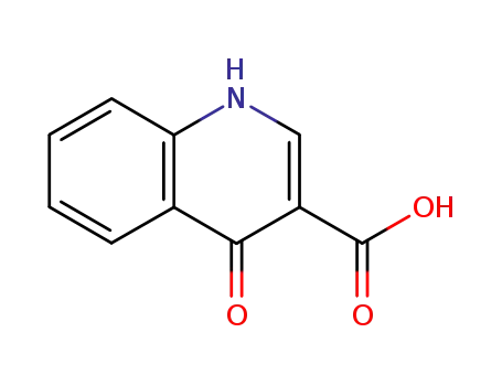 Molecular Structure of 13721-01-2 (4-OXO-1,4-DIHYDROQUINOLINE-3-CARBOXYLIC ACID)