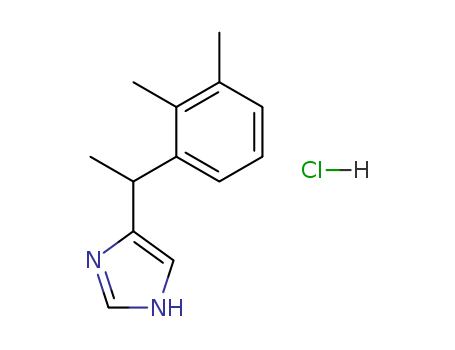 86347-15-1,(R)-4-[1-(2,3-Dimethylphenyl)ethyl]-1H-imidazole hydrochloride,1H-Imidazole,4-[1-(2,3-dimethylphenyl)ethyl]-, monohydrochloride (9CI);Domitor;MPV 785;Metomidine;Zalopine;Medetomidine HCL;