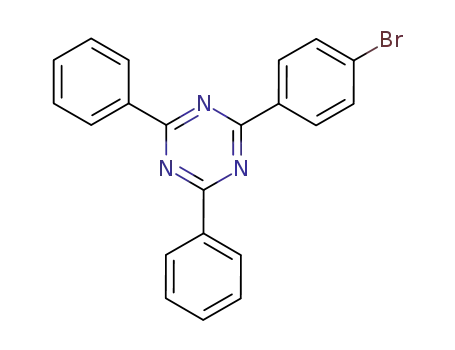 Molecular Structure of 23449-08-3 (2-(4-bromophenyl)-4,6-diphenyl-1,3,5-triazine)
