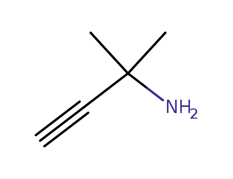 Molecular Structure of 2978-58-7 (1,1-Dimethylpropargylamine)