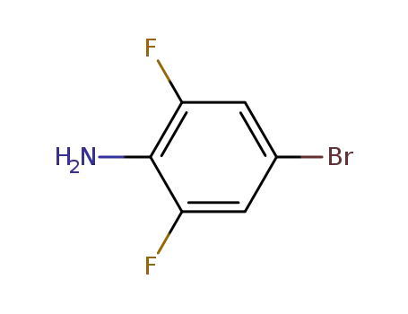 Molecular Structure of 67567-26-4 (4-Bromo-2,6-difluoroaniline)