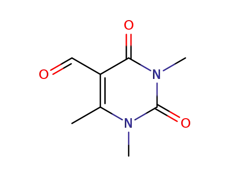Molecular Structure of 23941-84-6 (1,3,6-TRIMETHYL-2,4-DIOXO-1,2,3,4-TETRAHYDRO-PYRIMIDINE-5-CARBALDEHYDE)