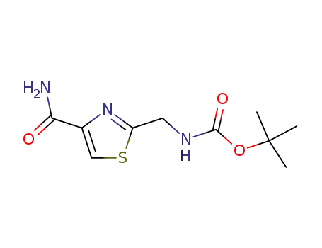 2-(tert-butoxycarbonylaminomethyl)-1,3-thiazole-4-carboxamide