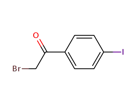 Molecular Structure of 31827-94-8 (2-Bromo-4'-iodoacetophenone)