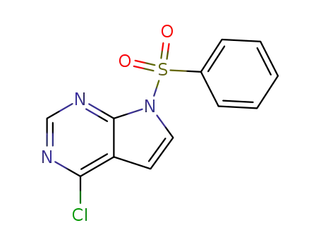4-chloro-7-(phenylsulfonyl)-7H-pyrrolo [2,3-d]pyrimidine