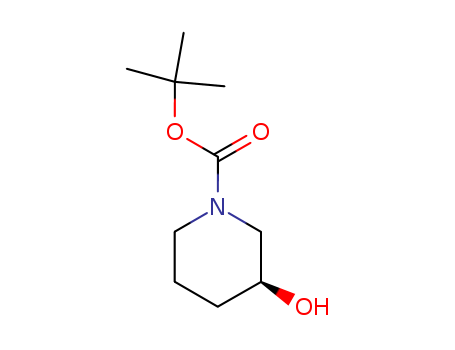 143900-44-1,(S)-1-Boc-3-hydroxypiperidine,1-Piperidinecarboxylicacid, 3-hydroxy-, 1,1-dimethylethyl ester, (S)-;(S)-3-Hydroxypiperidine-1-carboxylic acid tert-butyl ester;(S)-N-Boc-3-hydroxypiperidine;1,1-Dimethylethyl(3S)-3-hydroxy-1-piperidinecarboxylate;1-Boc-(3S)-3-hydroxypiperidine;