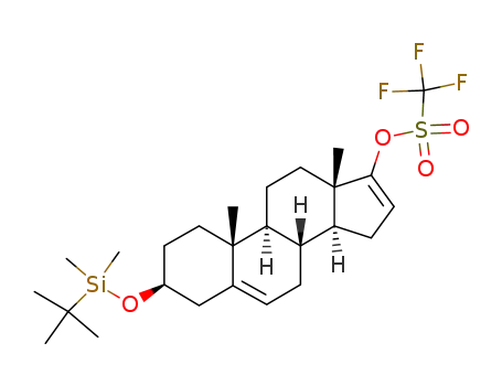 (8R,9S,10R,13S,14S)-3-((tert-butyldimethylsilyl)oxy)-10,13-dimethyl-2,3,4,7,8,9,10,11,12,13,14,15-dodecahydro-1H-cyclopenta[a]phenanthren-17-yl trifluoromethanesulfonate