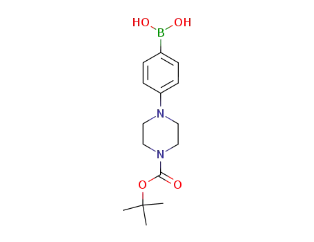 1-Piperazinecarboxylic acid, 4-(4-boronophenyl)-, 1-(1,1-dimethylethyl) ester
