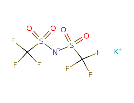 Molecular Structure of 90076-67-8 (POTASSIUM BIS(TRIFLUOROMETHANESULFONLY)IMIDE)