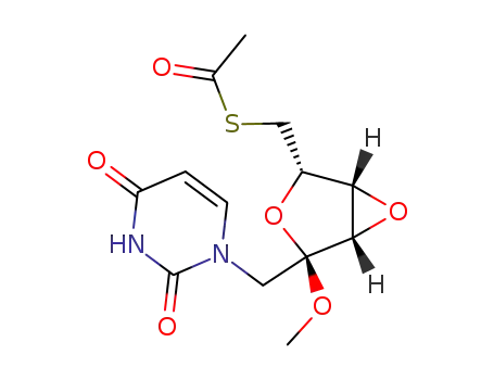 thioacetic acid S-[4-(2,4-dioxo-3,4-dihydro-2H-pyrimidin-1-ylmethyl)-4-methoxy-3,6-dioxa-bicyclo[3.1.0]hex-2-ylmethyl] ester