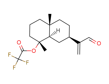 Trifluoro-acetic acid (1R,4aR,7R,8aR)-7-(1-formyl-vinyl)-1,4a-dimethyl-decahydro-naphthalen-1-yl ester