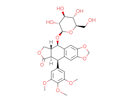 Molecular Structure of 16481-54-2 (Podophyllotoxin glucoside)