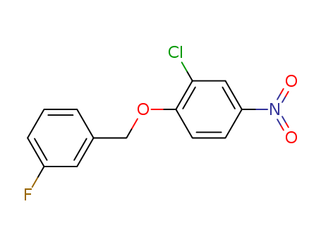 3-CHLORO-4-(3-FLUOROBENZYLOXY)NITROBENZENE