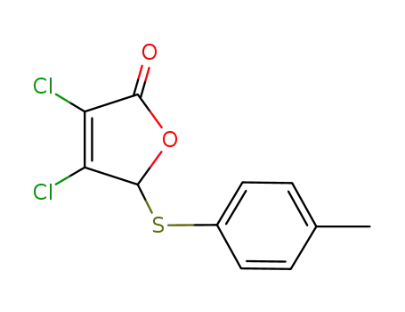 3,4-dichloro-5-[(4-me thylphenyl)sulfanyl]-2(5H)-furanone
