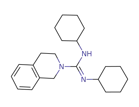 (E)-N,N'-dicyclohexyl-3,4-dihydro-1H-isoquinoline-2-carboxamidine