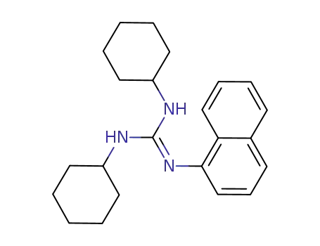 N',N''-dicyclohexyl-N-(1-naphthyl)guanidine