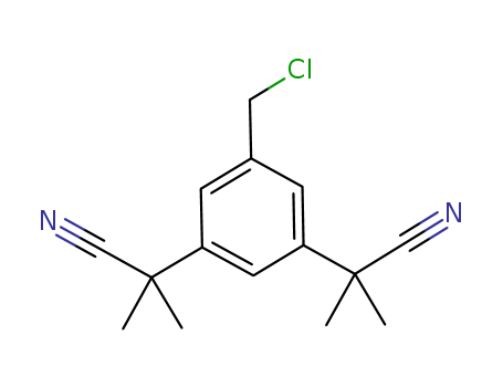 2-[3-CHLOROMETHYL-5-(CYANO-DIMETHYL-METHYL)-PHENYL]-2-METHYL-PROPIONITRILE