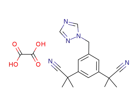2,2'-[5-(1H-1,2,4-triazol-1-ylmethyl)-1,3-phenylene]di(2-methyl)propionitrile oxalate