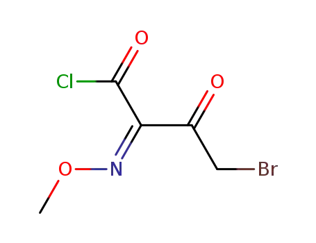 Butanoyl chloride, 4-bromo-2-(methoxyimino)-3-oxo-, (Z)-