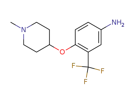 4-(N-methylpiperidin-4-yl)oxy-3-trifluoromethylbenzenamine