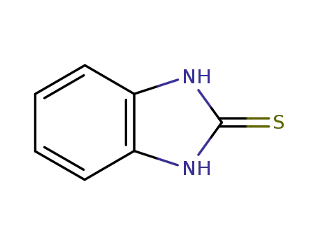 Molecular Structure of 583-39-1 (2-Mercaptobenzimidazole)