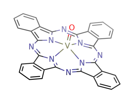 Molecular Structure of 13930-88-6 (Oxyvanadium phthalocyanine)