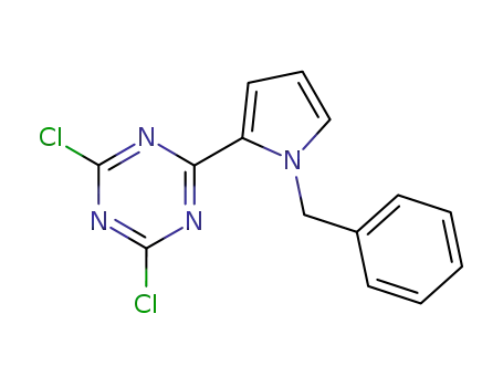 Molecular Structure of 35252-49-4 (2-(1-Benzyl-1H-pyrrol-2-yl)-4,6-dichloro-1,3,5-triazine)