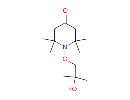 Molecular Structure of 290821-85-1 (4-Piperidinone, 1-(2-hydroxy-2-methylpropoxy)-2,2,6,6-tetramethyl-)