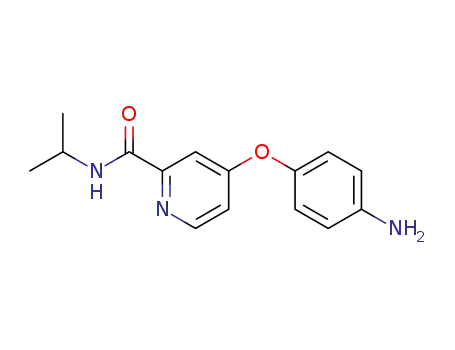 Molecular Structure of 284462-89-1 (2-Pyridinecarboxamide, 4-(4-aminophenoxy)-N-(1-methylethyl)-)