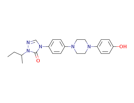 2,4-Dihydro-4-[4-[4-(4-hydroxyphenyl)-1-piperazinyl]phenyl]-2-(1-methylpropyl)-3H-1,2,4-triazol-3-one
