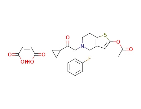 Molecular Structure of 389574-20-3 (Prasugrel (Maleic acid))