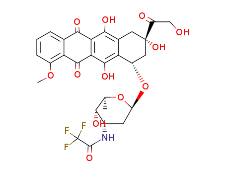 Molecular Structure of 26295-56-7 (N-trifluoroacetyladriamycin)
