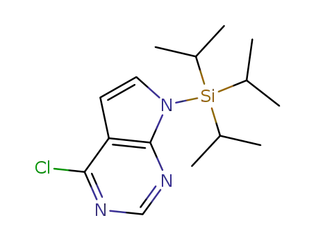 4-chloro-7-triisopropylsilanyl-7H-pyrrolo[2,3-d]pyrimidine