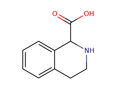 Molecular Structure of 41034-52-0 (1,2,3,4-TETRAHYDRO-ISOQUINOLINE-1-CARBOXYLIC ACID)