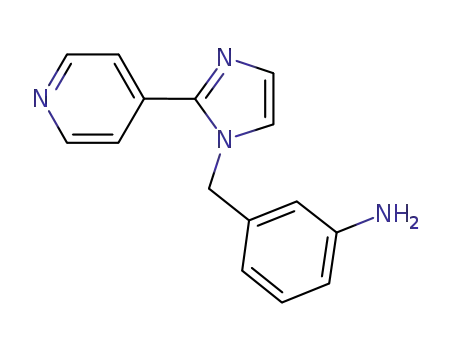 3-(2-pyridin-4-yl-imidazol-1-ylmethyl)-phenylamine