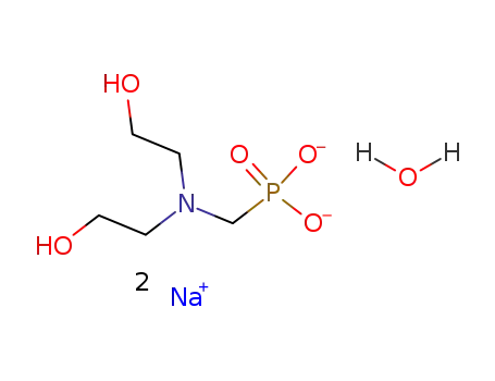 disodium salt of [bis(2hydroxyethyl)amino]methylphosphonic acid monohydrate