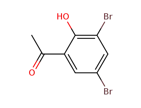 Molecular Structure of 22362-66-9 (3',5'-Dibromo-2'-hydroxyacetophenone)