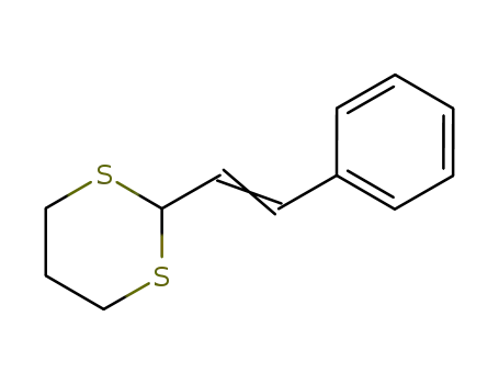 Molecular Structure of 26958-41-8 (1,3-Dithiane, 2-(2-phenylethenyl)-)