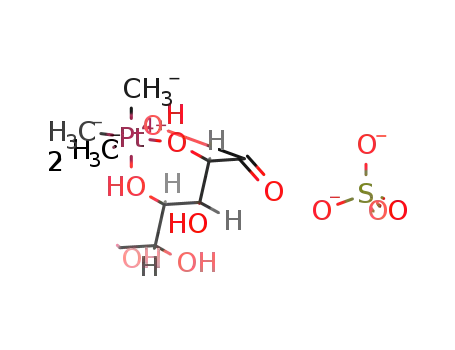 [Pt(Me)3(D-gluconate)]2SO4
