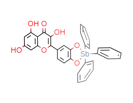 quercetin triphenylantimony complex
